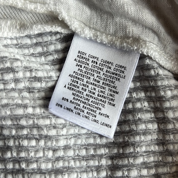 Anthropologie Vanessa Virginia long white sweater through open cardigan - Picture 11 of 13